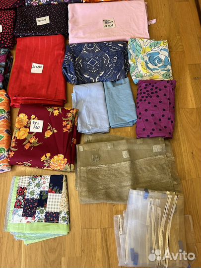 Разные отрезы ткани