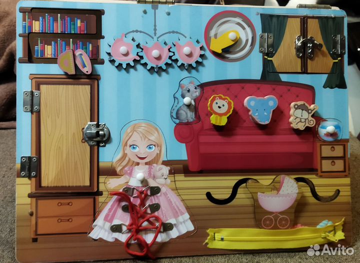 Развивающие деревянные бизиборды