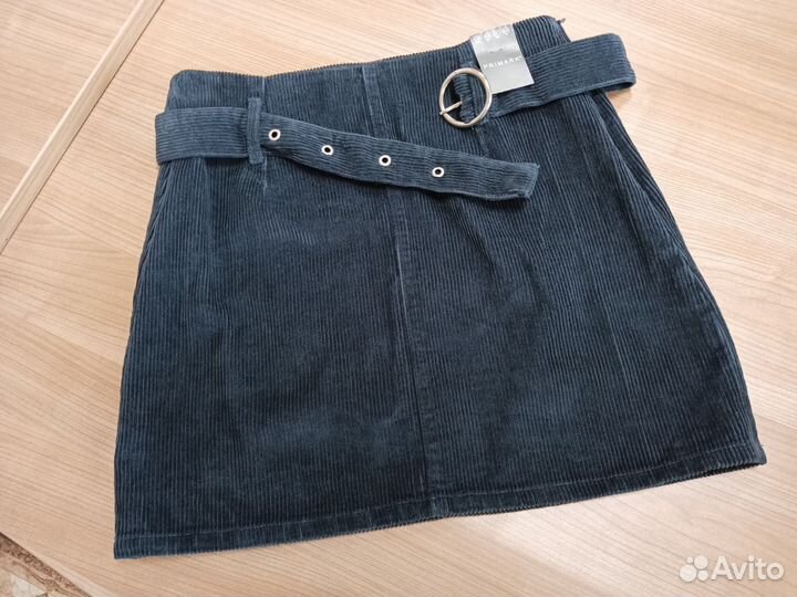 Юбка вельветовая 46 размер