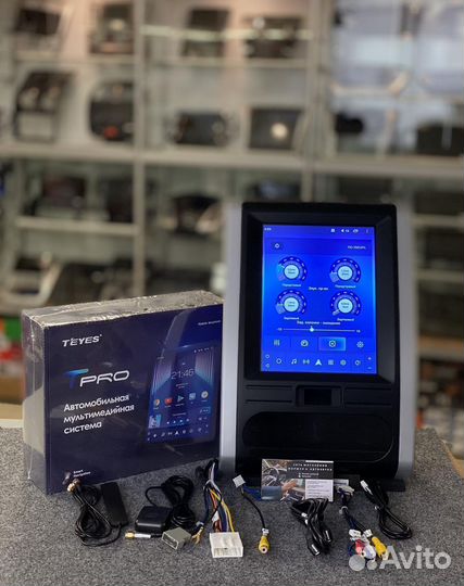 Штатная магнитола Nissan x trail T31 Tesla style