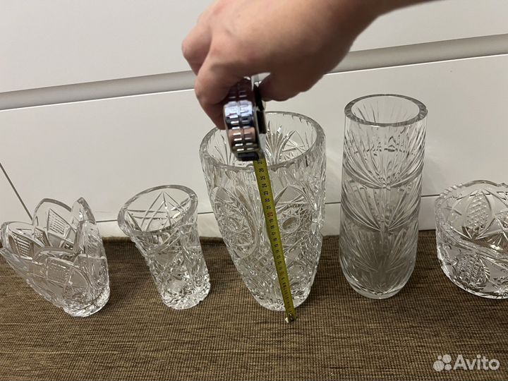 Вазы хрустальные СССР