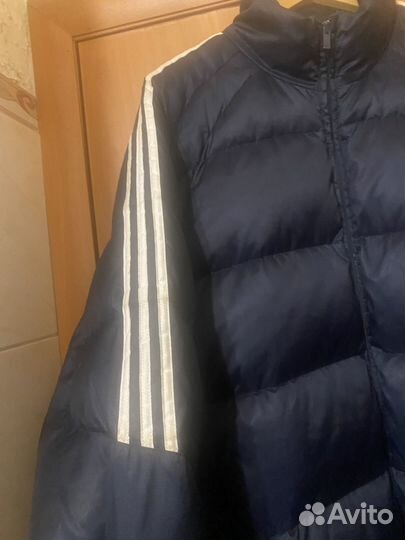 Пуховик Adidas муж.54-56 пух Оригинал