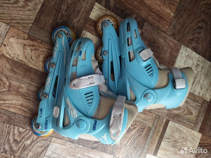 Роликовые коньки детские раздвижные