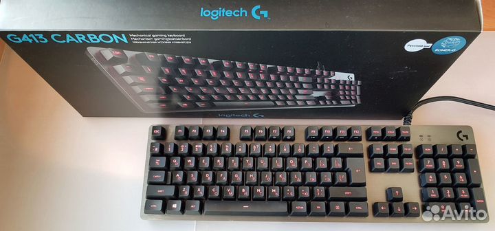Клавиатура Logitech G413 carbon