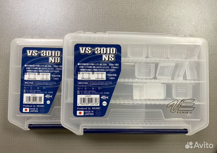 Коробка для приманок Versus VS-3010 NS и ND прозра