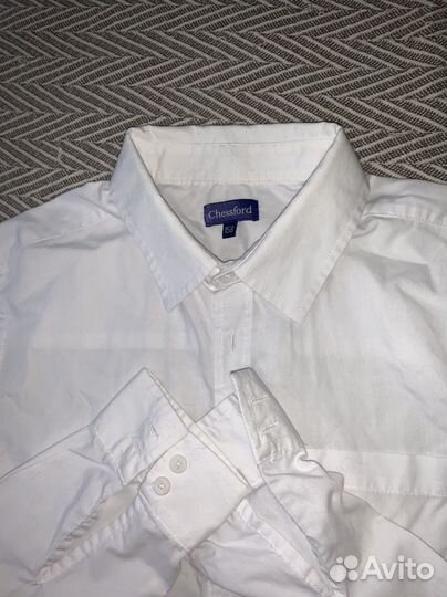 Рубашка белая школьная для мальчика