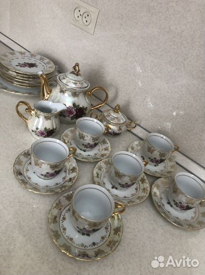 Чешский чайный сервиз