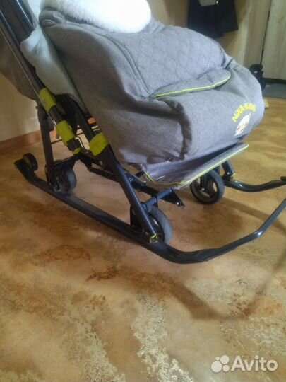 Детские санки коляска бу
