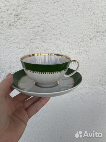 Чайная пара фарфор дулево