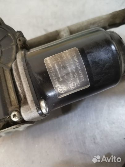 Моторчик стеклоочистителя VW Polo, Skoda Rapid