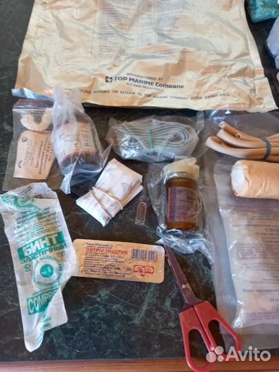 Аптечка первой помощи для спасательных плотов