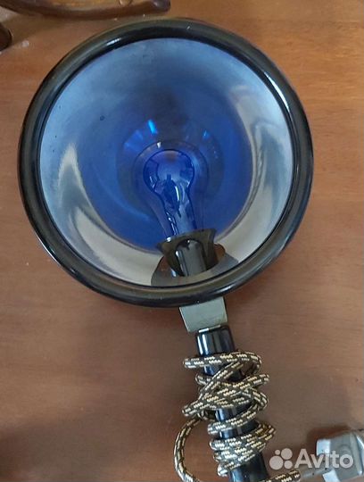 Синяя лампа для прогревания