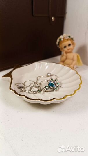 Подставка для украшений, фотореквизит, ракушка