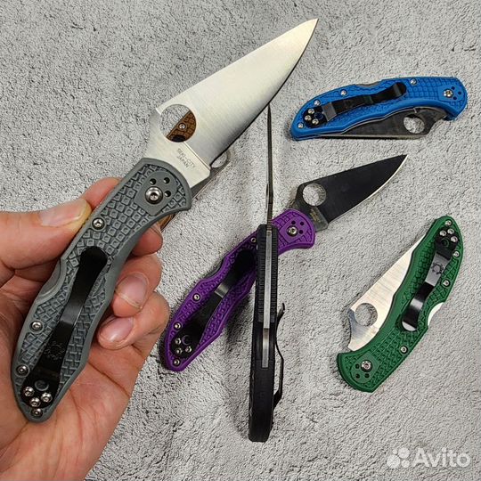 Нож складной Delica 4 C11 ст.9CR14MOV (Spyderco)