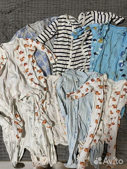 Вещи пакетом на мальчика 62-74