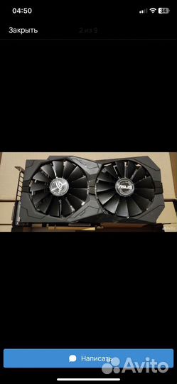 Видеокарта gtx 1050 ti 4gb asus