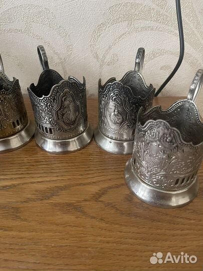 Подстаканник мельхиоровый СССР