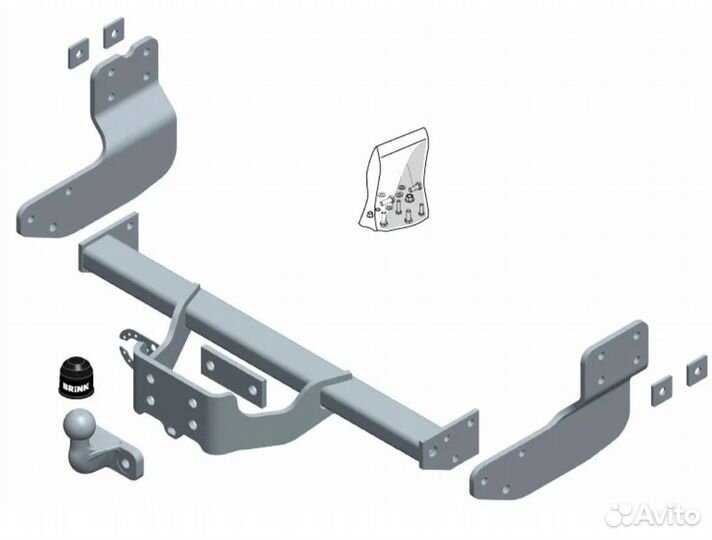 Фаркоп Ford Transit Custom