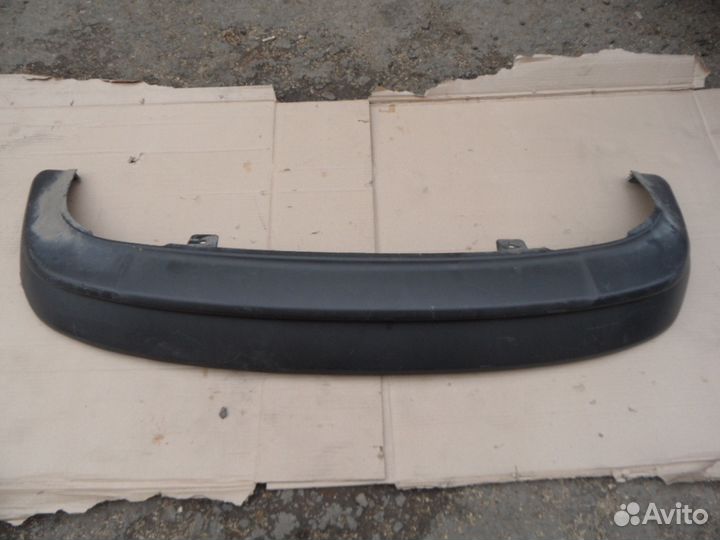 Юбка заднего бампера KIA Rio 4 рестайлинг 2015 рио