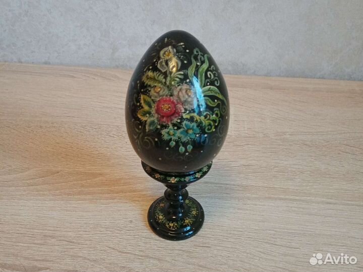 Шкатулка Холуй Палех Яйцо ручная роспись