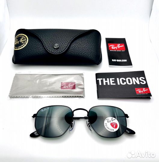 Очки Ray-Ban Оригинал hexagonal RB3548N 002/58