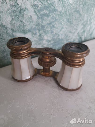 Антикварный театральный бинокль Франция