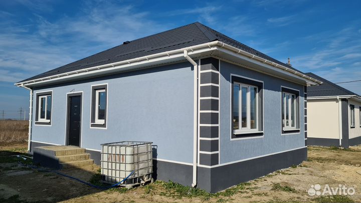 Тёплый и уютный дом 75м2 из керамзитобетона