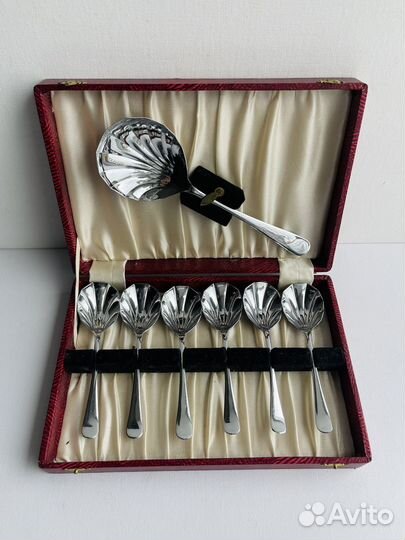 Набор ложек Sheffield Англия винтаж