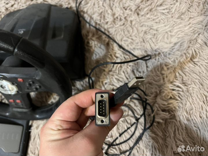 Игровой руль и педали для пк logitech