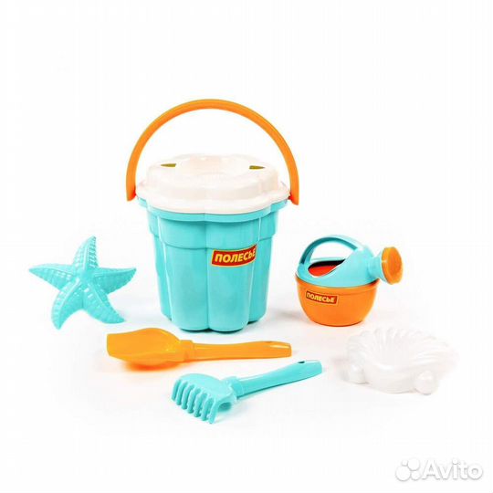 Игровой набор Полесье №650: ведро-цветок большое