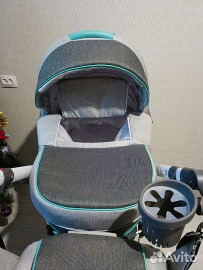 Коляска 3 в 1 bebe mobile movo