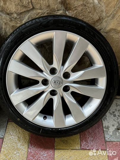 Оригинальные литые диски r17 5x114,3 kia hyundai