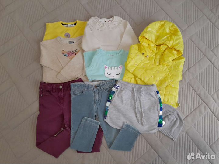 Вещи пакетом на девочку 104