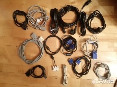 Кабели hdmi VGA DVI 220v SATA RCA 3.5 - 6.3 jack