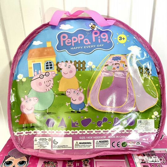 Свинка пеппа детская палатка