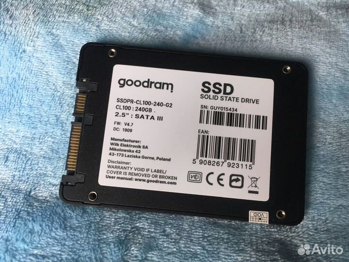 SSD 240G GoodRam обмен