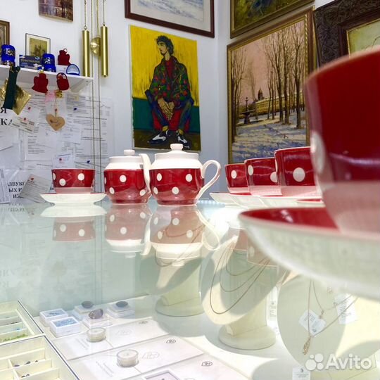 Винтажный чайный сервиз 