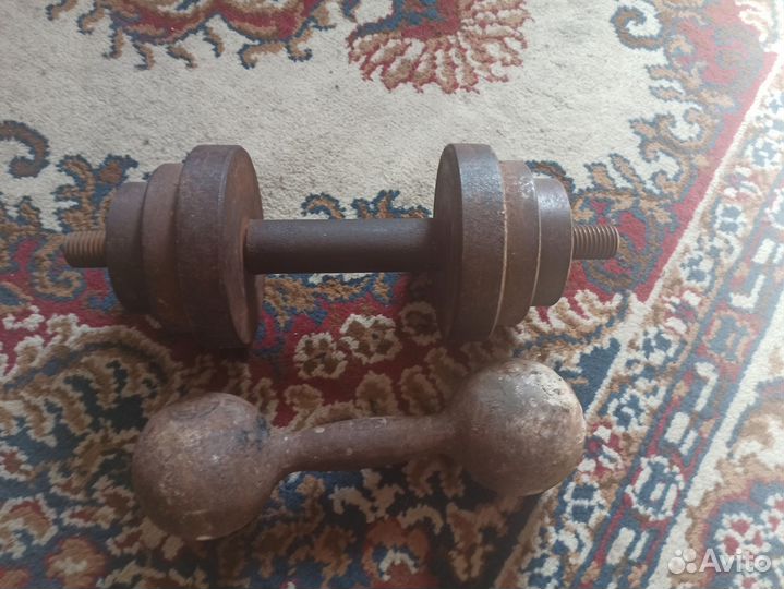 Гантели разборные 12 кг, 9 кг