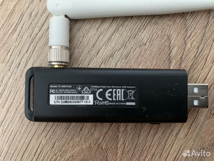 Сетевой адаптер usb tp-link tl-wn722n