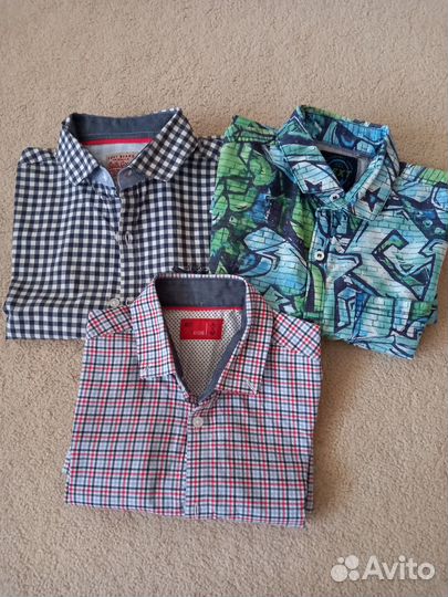 Рубашки, лонги Next, Zara 128-158см