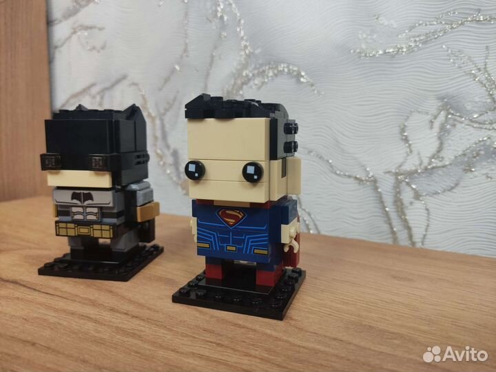 Lego brickheadz бэтмен и супермен