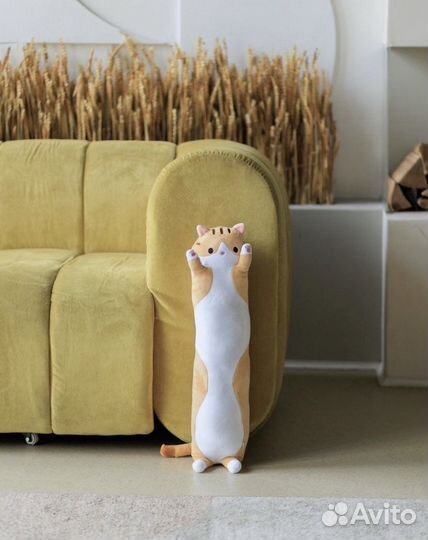 Мягкая игрушка кот батон 90 см,70 см, 50 см