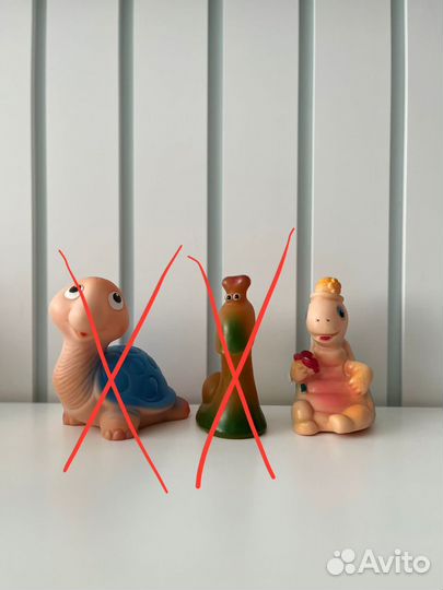 Резиновые игрушки СССР лот 1