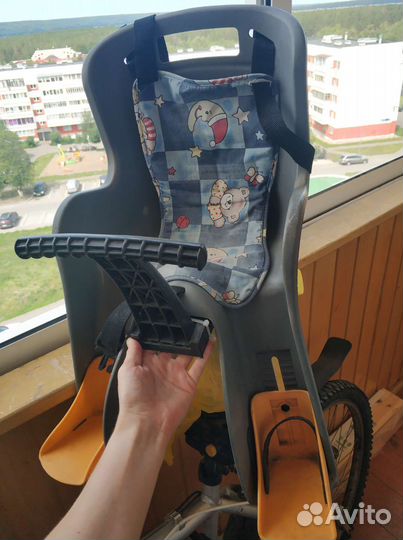 Детское велокресло переднее