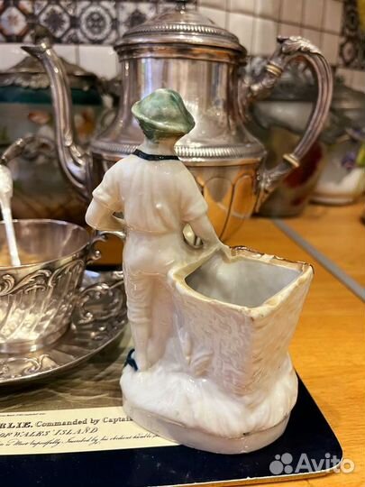 Старинные парные статуэтки - вазочки (Germany)