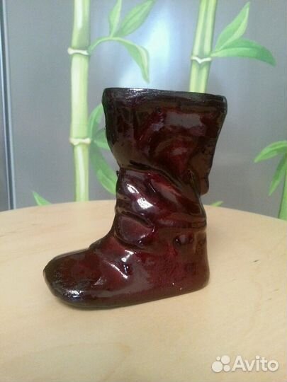 Металлический сапожок, СССР (пепельница)