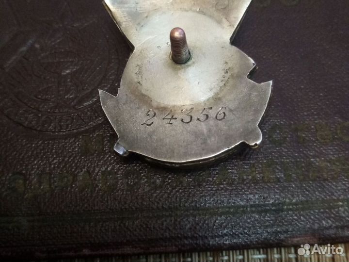 Нагрудный знак с документом