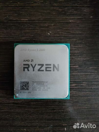 AMD ryzen 5 2600