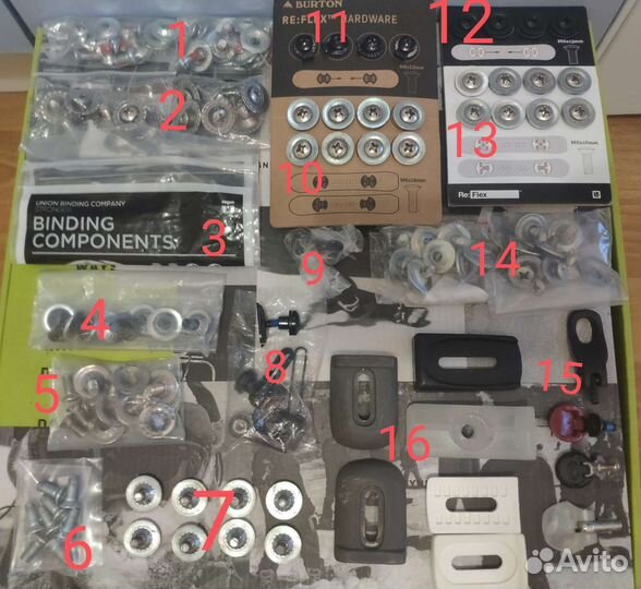 Запчасти для сноуборд креплений ботинок