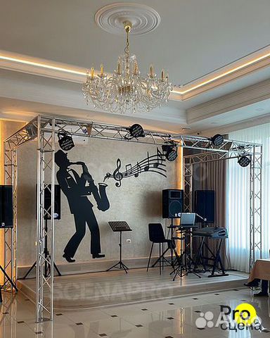 Алюминиевые граунды из сценических ферм